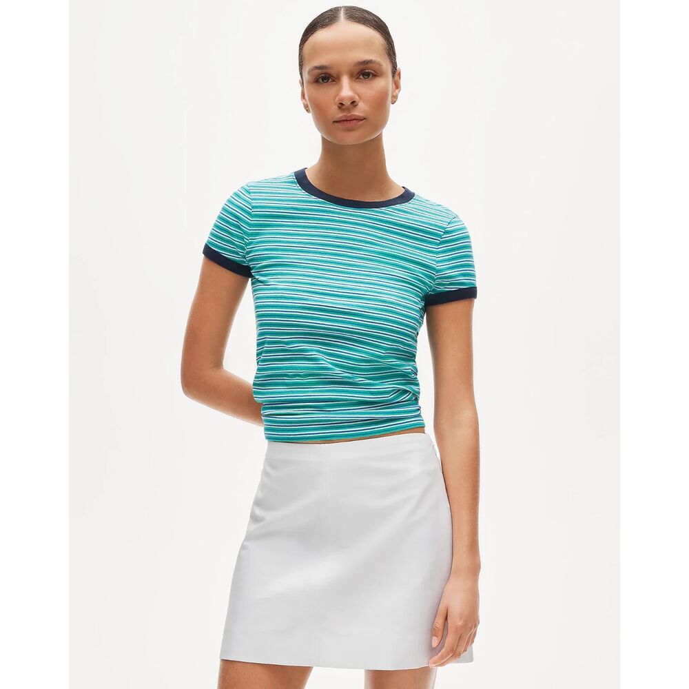 J.Crew Vintage jersey ringer T-shirt in stripe M